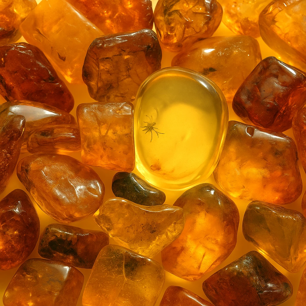 Yellow amber